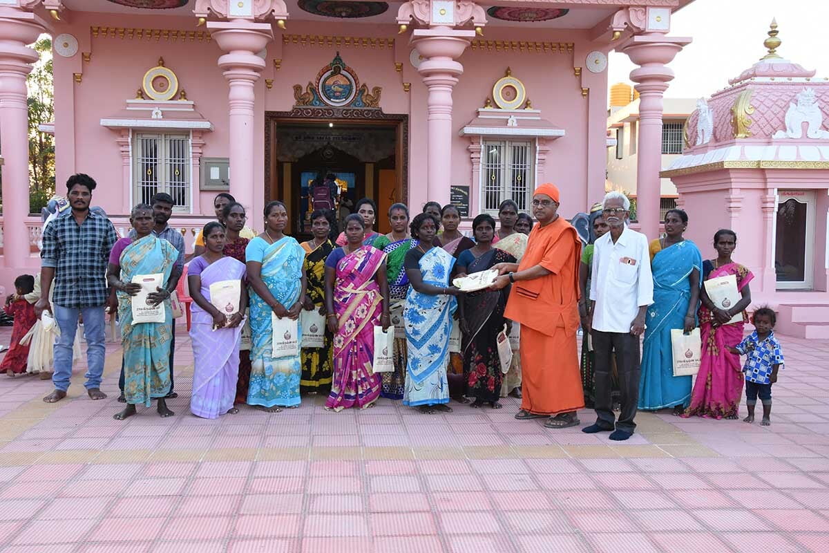 Distribution of Sarees to Needy Women - March 2023